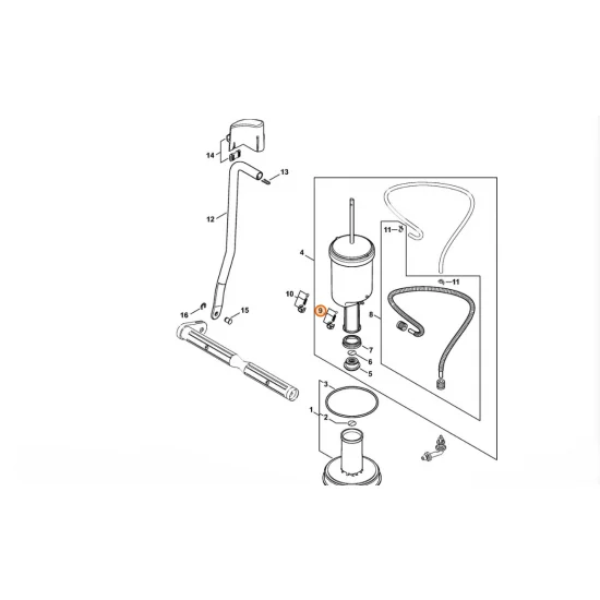 STIHL  Zawór bezpieczeństwa 4255 510 0904